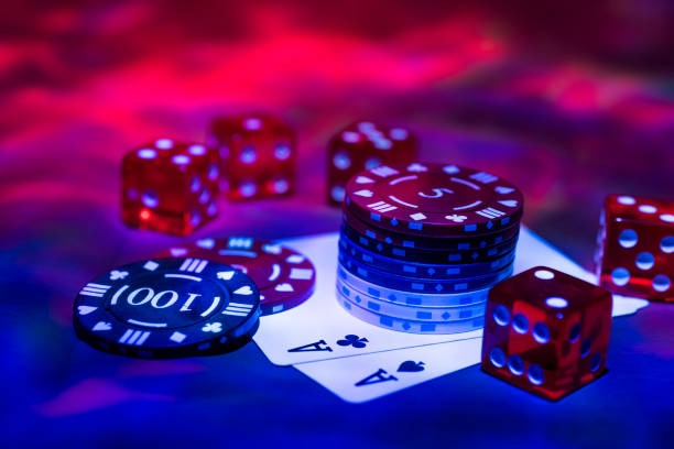 Community cards revealed on the table during flop and turn rounds